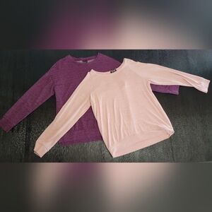 Lot of 2 comfy shirts, Women Med/Large